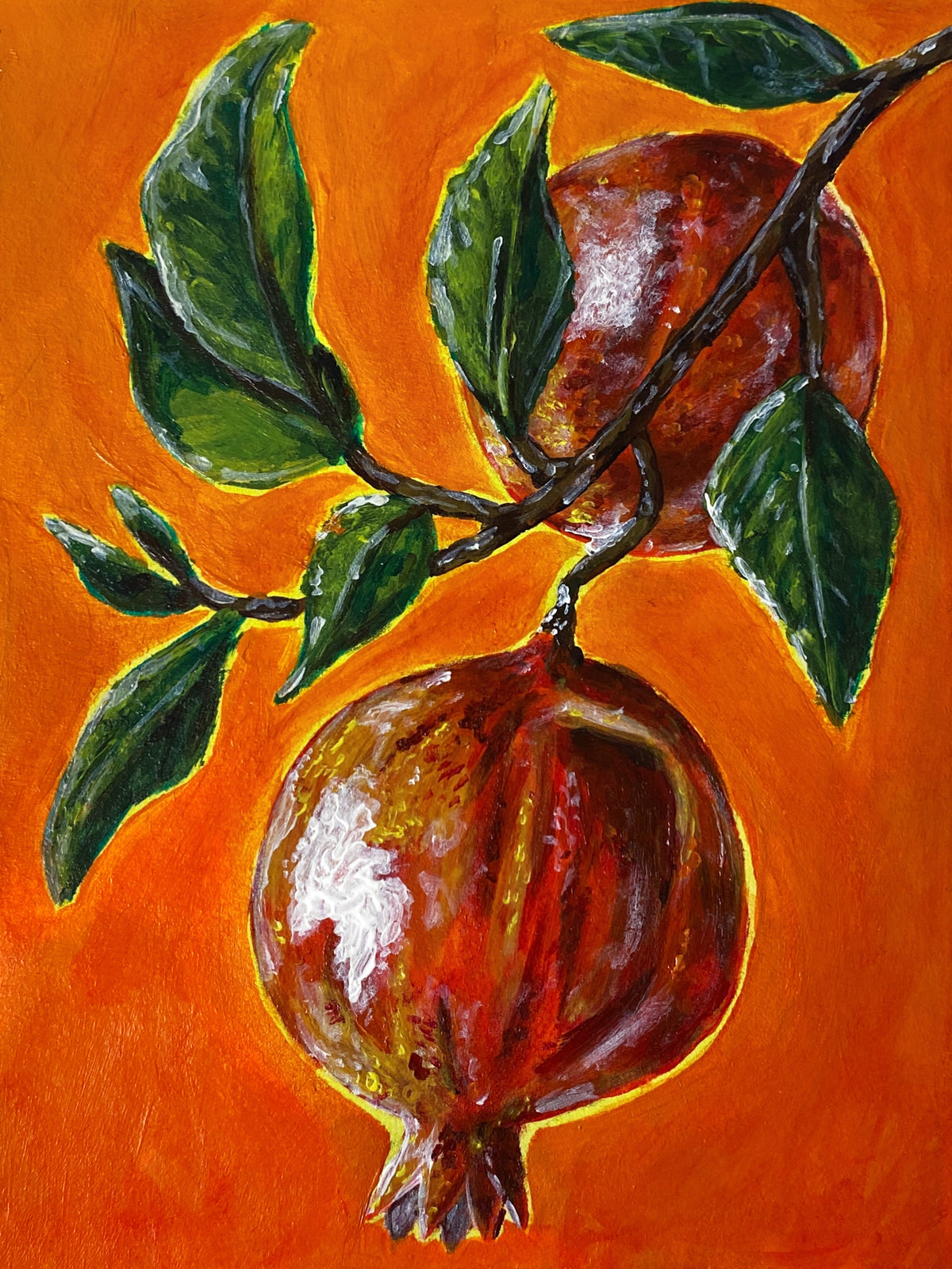 "Under the Pomegranate Tree" Art Print