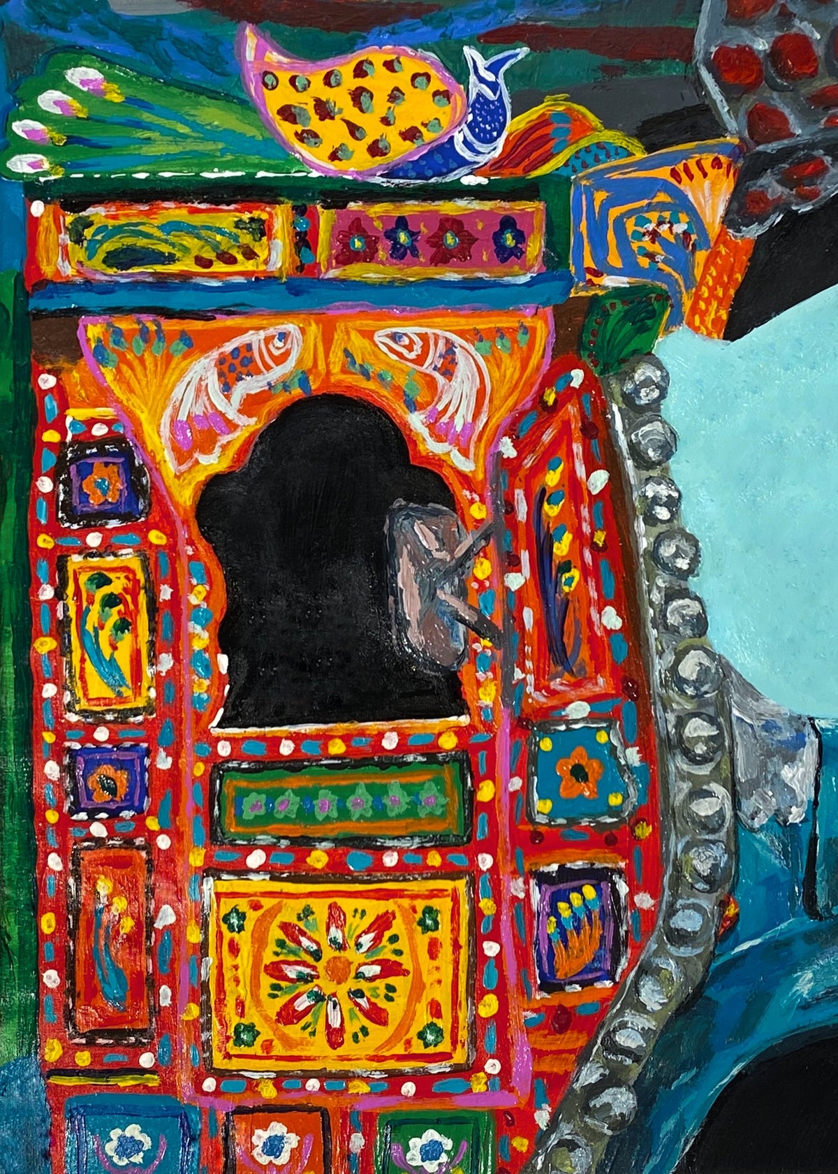 "Baba's Truck" Art Print