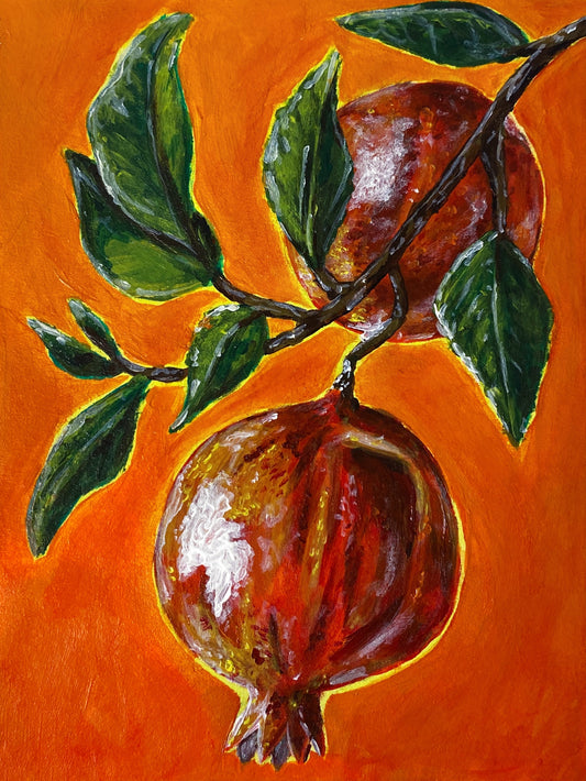 "Under the Pomegranate Tree" Art Print